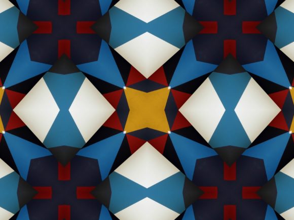Abstract Blue Ornament Pattern: A Practical Evaluation for Design Projects