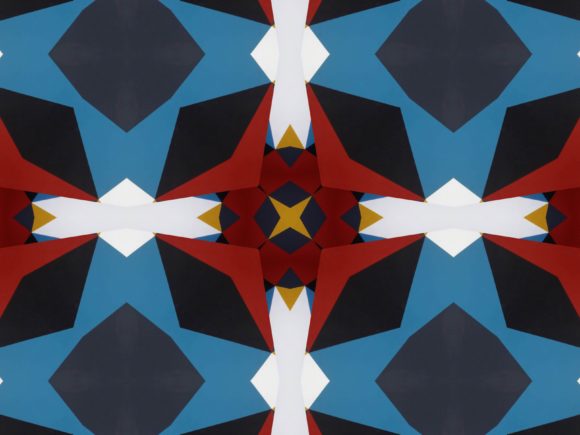 Blue Dynamic Ornament Pattern