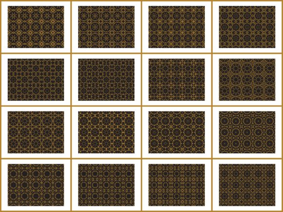 Pattern Gold Bundles 16 Ornament: Where Timeless Elegance Meets Modern Design Versatility