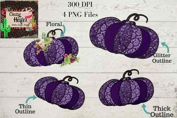 Purple Leopard Glitter Rustic Pumpkin: A Design Worth Exploring