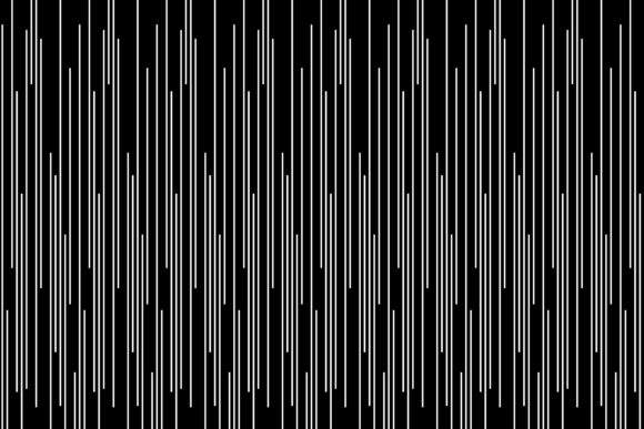 Random of Vertical Stripe White on Black: What Makes This Monochrome Pattern Distinct