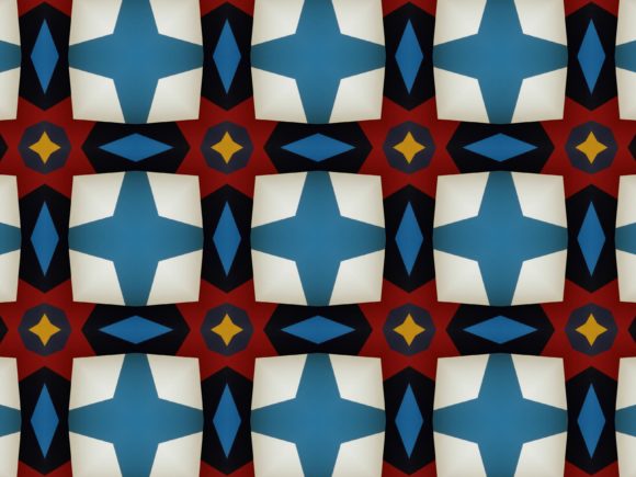 Red Blue Ornament Pattern: A Versatile Design Resource for Creators and Small Business Owners