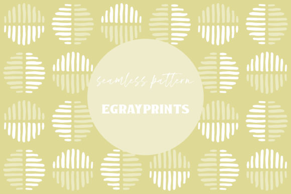 Sand Striped Doodle Spots Pattern