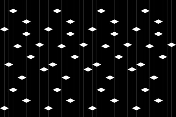 Stripes and Rhombus Pattern in Design