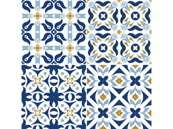 Vintage Tile Retro for Fabric