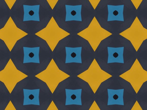 Yellow Simple Ornament Pattern Design Ideas